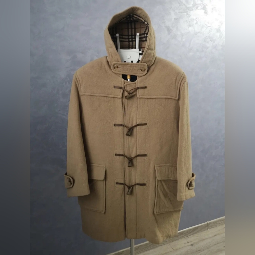 Burberry Vintage Burberry London Nova Check Duffle Wool Coat